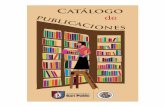 CATÁLOGO DE PUBLICACIONES 2014