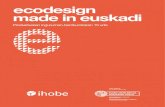 Ecodesign Made in Euskadi Produktuaren ingurumen-berrikuntzaren 15 urte