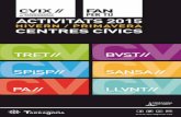 Activitats  Centres Cívics de Tarragona 2015  (Hivern / Primavera)