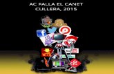 Llibret AC Falla El Canet Cullera 2015 (A DUES CARES)