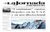 La Jornada Zacatecas, martes 27 de enero del 2015
