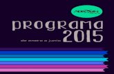 Programa primer semestre 2015
