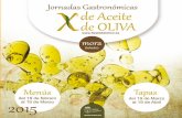 X Jornadas Gastronómicas de Aceite de Oliva