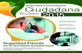 Seguridad y Convivencia Ciudadana Ecuador 2015