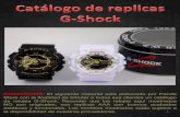 Catalogo de G-Shock