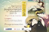 Programación Semana de Cultura Japonesa de Medellín 2015