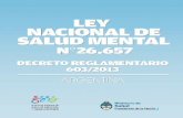 Ley Nacional de Salud Mental Nº 26.657
