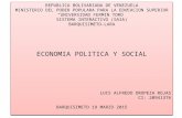 economia politica y social