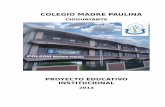 Proyecto Educativo Institucional Colegio Madre Paulina