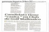 Candidato tiene "casita" en Club de Golf Malinalco| Gastan erario en su físico y las reinstalan