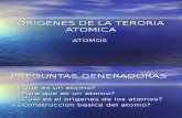 Origenes de La Teroria Atomica