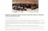 06-01-16 Reparte municipio regiomontano roscas de reyes en diversas colonias de Monterrey