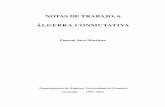 Álgebra Conmutativa - P. Jara