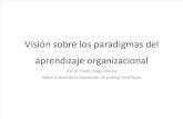 Visión Sobre Los Paradigmas Del Aprendizaje Organizacional Pvm