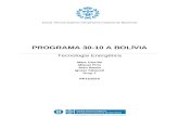 Anàlisis sistema energètic Bolivia