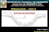 Ejemplo de Sifon Invertido Irrigacion