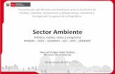 Presentación Del Ministro Del Ambiente Ante La Comisión de Pueblos Andinos