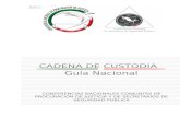 1.- Guia Nacional de Cadena de Custodia