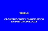 Clasificacion y Diagnostico en Psicopatologia