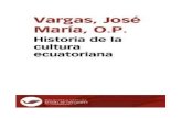 Historia de La Cultura Ecuatoriana- Fr. José María Vargas