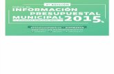 Índice de Información Presupuestal Municipal 2015 (IIPM) Realizado Por El Instituto Mexicano Para La Competitividad (IMCO)