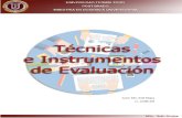 Las técnicas e instrumentos de evaluación