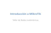 Introduccón a MikroTik