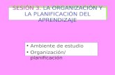 Sesión 3 Organización Planificación