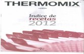 Indice de Recetas Thermomix 2012