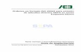 Órdenes en formato ISO 20022 para emisión de adeudos directos SEPA en euros