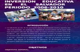 Inversion Educativa en El Salvador Periodo 2006-2010