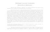 Philippe Lacoue Labarthe Traducción "Historia y mímesis"