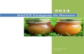 HACCP Compota de Banano