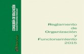 Reglamento de Organización y Funcionamiento 2015
