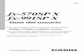 Manual Calculadora Fx-570 991SP X ES