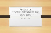 Reglas de Discernimiento de Los Espiritus