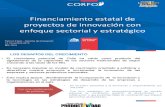 Financiamiento Estatal de Proyectos de Innovación con Enfoque Sectorial y Estratégico - Patricio Feres, Corfo