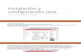 Instalaci³n Configuraci³n Java Instalaci³n Configuraci³n Java