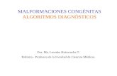 ALGORITMOS MALFORMACIONES CONGÉNITAS