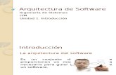 Intoducción Arquitectura SW 1