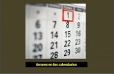 CAPITULO 2 Errores en Los Calendarios