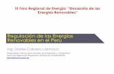 Regulación de Las Energías Renovables