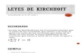 Leyes de Kirchhoff LKC Tema 2 Clase