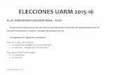 Elecciones en la Universidad Antonio Ruiz de Montoya