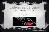 Crímenes de Lesa Humanidad