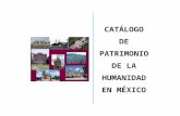 Catálogo De Patrimonio Turístico De México