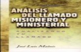 Análisis Del Llamado Misionero y Ministerial - José Luis Malnis