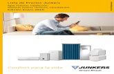 Catálogo y Precios Junkers 2015