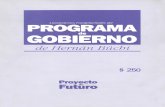 Programa de Gobierno de Hernán Buchi