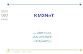 CEA DSM Dapnia - L. Moscoso - KM3NeT23/06/2005 1 KM3NeT L. Moscoso DAPNIA/SPP CEA/Saclay.